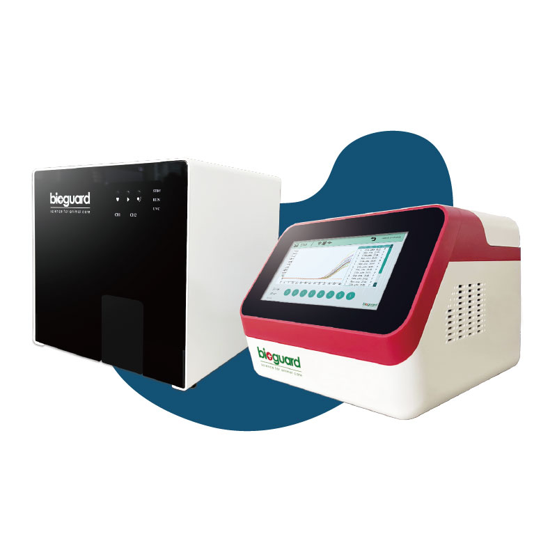 PCR Biologia Molecolare Q Mini Analizzatore di biologia molecolare veloce ed efficiente, con un eccezionale sensibilità e specificità sul patogeno e con oltre 50 test singoli o a pannello.